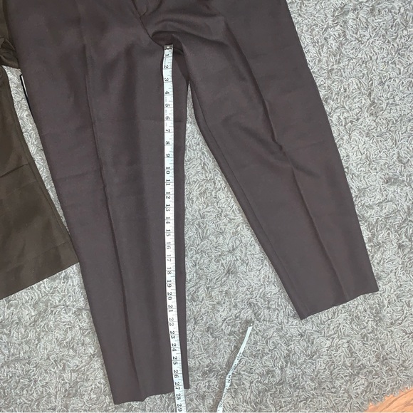 Vintage Womens Bend Over By Levi’s Short Sleeve Pant Suit Brown Size 18P/ Large - Picture 16 of 16